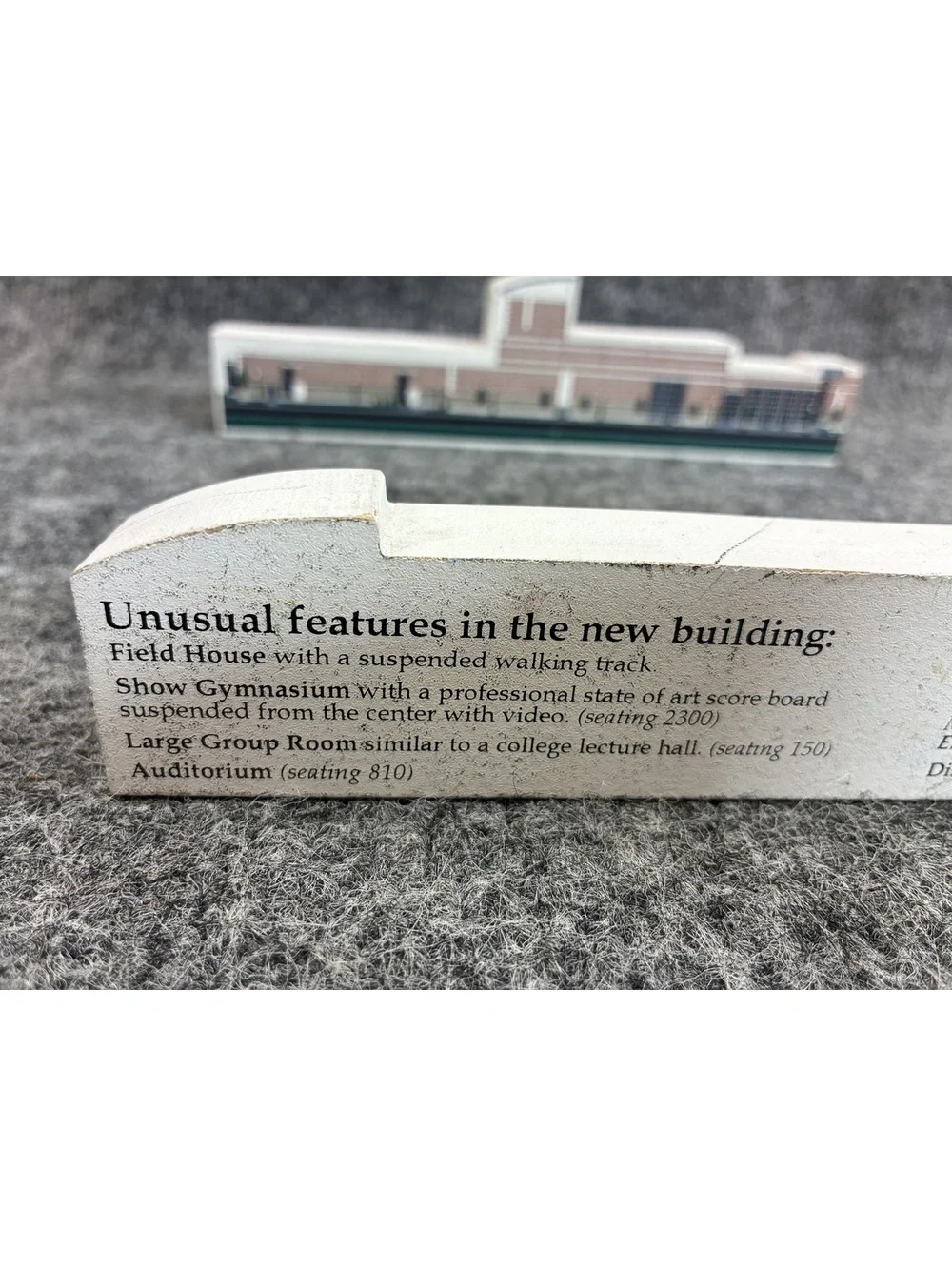 Forget-Me-Knot Jackson Township School Building Model with Detailed Features
